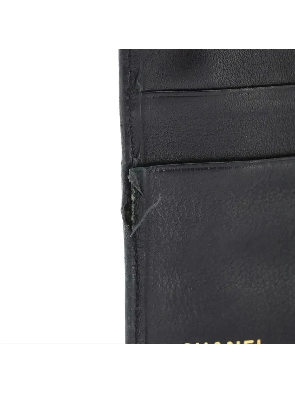 CHANEL black quilted
